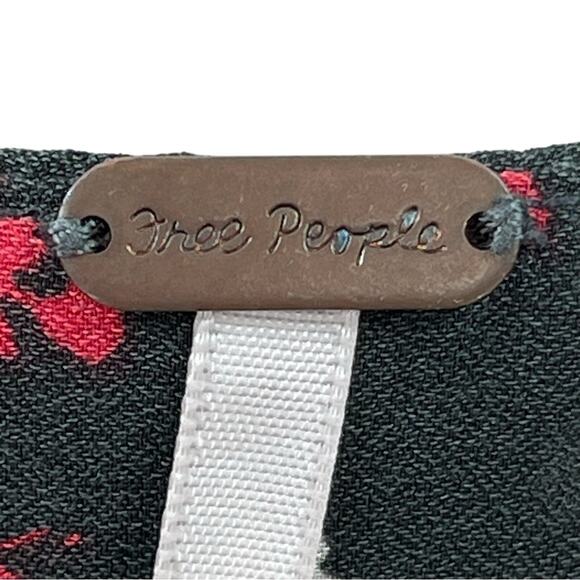 FREE PEOPLE Haze Floral Tiered Ruffle Tunic Sleeveless Flowy Shirt Boho Size XS - Picture 6 of 9